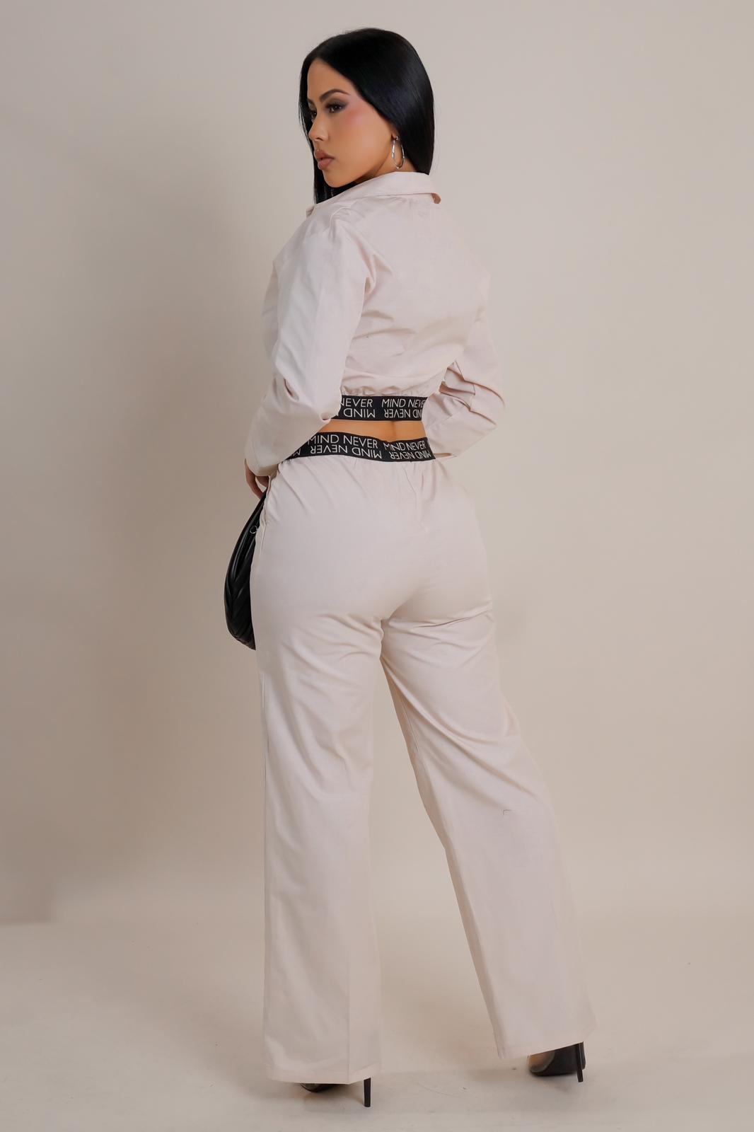 GRAPHIC WAIST PANT SET