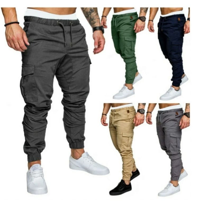 MEN CARGO CAMO JOGGERS