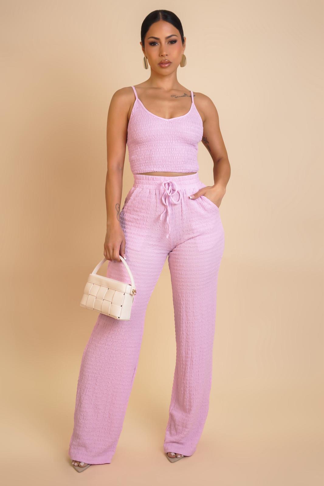 CROP TOP AND PANT SET