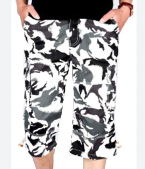 MEN CAMO CARGO SHORTS