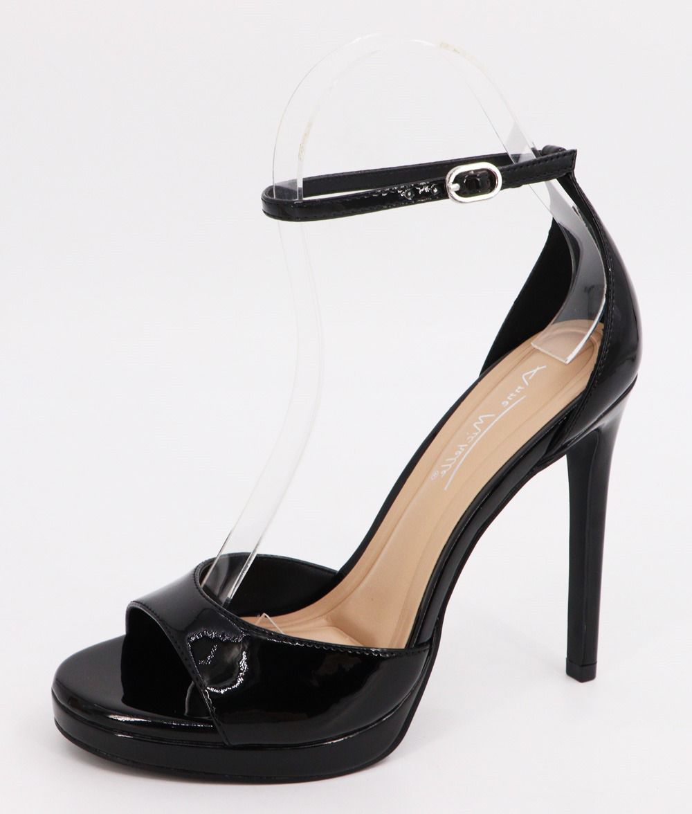 ANKLET STRAP PEEP TOE HEELS